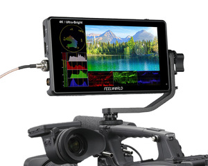 FEELWORLD LUT6S 2600 Nits HDR/3D LUT Màn Hình Cảm Ứng DSLR Dạng Sóng 6 Inch SDI Màn Hình - Product Image 5