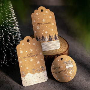 YZ thẻ giáng sinh không thấm nước, thích hợp cho bao bì quà tặng giáng sinh và ghi nhãn Quà Tặng kỳ nghỉ và trang trí Quà Tặng tự làm - Product Image 4