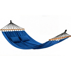 <span class=keywords><strong>Hamac</strong></span> double moderne de luxe <span class=keywords><strong>avec</strong></span> barres de maintien en bois et oreillers, éco-responsable, portable, pour l'intérieur et l'extérieur - Product Image 5