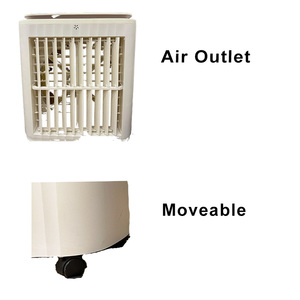 Purificador de Aire Vertical, Aire Acondicionado Portátil Dividido, Ventilador con Control Remoto, 3 Velocidades, Cubierta de Vidrio con Pulverizador para Oficina - Product Image 4