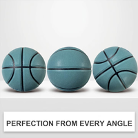 Bola Basket untuk Olahraga Tim Logo Kustom Ramah Lingkungan 8 Panel Kulit PU Anti Selip Tahan Lama Bola Pertandingan Ukuran 7 600-650g