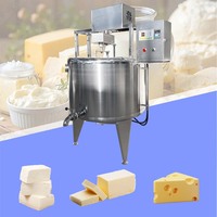 Équipement d'usine de transformation laitière pour fromage, Cuve à fromage, Petite presse à étirer le fromage mozzarella, Machine de fabrication de fromage à vendre