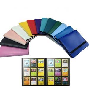 YY Multiple Colors <b>Plastic</b> Card Holder <b>Pockets</b> Portable Collectible Card Game Square Corners Full Color Printing - Product Image 2