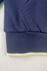 100% Cotton Unisex Wholesale Men's French Terry Oversized Solid Eco-Friendly Hoodie Embroidered Sweatshirts <b>Zero</b> <b>Water</b> Shrinkage - Product Image 3