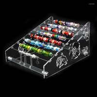 Organisateur de bijoux empilable en acrylique DAYU pour bracelets, breloques, boucles d'oreilles, bagues - Présentoir transparent pour perles Modèle DY1105