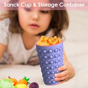 OASE 15oz <strong>Kids</strong> Water Bottle BPA Free Food Safe Silicone Sleeve Protection Plastic <strong>Tumbler</strong> with Straw for Camping - Product Image 6