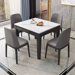 Bộ Bàn ăn vuông hiện đại <span class=keywords><strong>2</strong></span> bàn ghế tám Thiết kế bảng đá bất tử cho khách sạn Doanh Nghiệp Nhỏ căn hộ biệt thự làm - Product Image 5