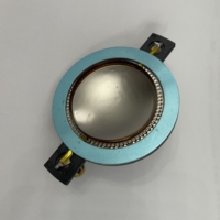 Haut-parleur professionnel à dôme en titane de 44,4 mm, bobine vocale, tweeter, 8 ohms, 50-100 W, haute fidélité, argent, ISO9001