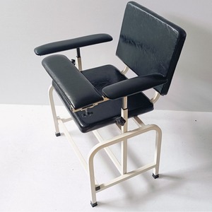 Hospital Chair SC01 Black <b>Metal</b> Frame PU Leather Medical Chair For Blood Collection And Hemodialysis - Product Image 2
