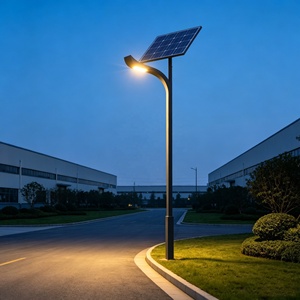 Lampes solaires de jardin électriques modernes de haute qualité à grande capacité de batterie IP65, super lumineuses pour villas, zones résidentielles, routes - Product Image 1