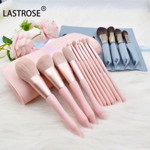 Juego de Brochas de Maquillaje de 11 Piezas, Brochas Cosméticas Premium para Base, Rubor, Corrector, Sombra de Ojos, Cejas, Iluminador, Brochas de Maquillaje Rosas - Product Image 4