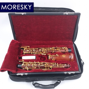 โอโบ MORESKY รุ่น Professional C Key ทำจากไม้เรดวูด ระบบกึ่งอัตโนมัติ/อัตโนมัติเต็มรูปแบบ  ไม้โรสวูด  แบบไม้โมเพน  ทองเหลืองชุบทอง รุ่น S16 - Product Image 6