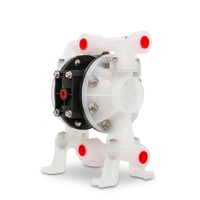 Pompe à double diaphragme pneumatique durable PP AODD de 1/2 pouce, fournisseur d'or professionnel, pour le traitement des eaux usées PD05P-BRS-PTT