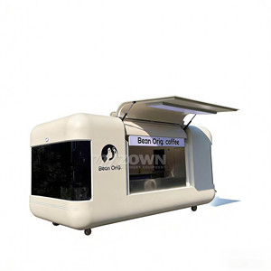 Carrito de Comida Móvil para Venta de Hot Dogs con Parrilla y Freidora, Certificado CE, Carrito de Servicio para Exteriores - Product Image 1