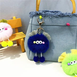 Llavero de Peluche 3D con Diseño de Dibujos Animados, Duradero, Moderno y Ligero, Impreso con Serigrafía, Adorable Colgante para Bolsos - Product Image 6
