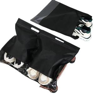 गैर-बुने जिपर बैग कस्टम मुद्रित लोगो धूल जूते कपड़े भंडारण बैग के साथ स्पॉट जूता धोने की दुकान - Product Image 6