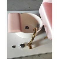 Laque évier en verre pied électrique de luxe bol matériel moins cher appui pied verser avec éviers pedcure télécommande chaise de pédicure