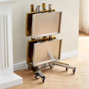 Vente en gros : Chariot de barbier moderne, équipement de salon, mobilier de coiffeur, chariot de salon - Product Image 4