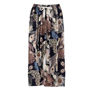 <span class=keywords><strong>Pantalon</strong></span> de pyjama en coton et soie <span class=keywords><strong>ample</strong></span> à taille élastique à imprimé floral vintage respirant pour femmes enceintes, nouveauté été - Product Image 5