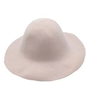 Sombreros de fieltro de cubo para hombre y mujer, sombreros de fieltro de lana para otoño e invierno, capucha de ala ancha, sombreros artesanales, tocados, sombrero de bloque, cuerpo Base - Product Image 2