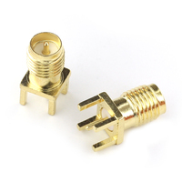 Conector Coaxial RF de la Serie SMA RP-SMA KHD, OAL 13.5mm Recto y 90° °   Cable de Ángulo Recto de 50Ω