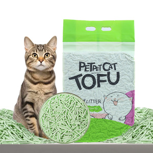 Litière pour chat en tofu en gros d'usine, 2 <span class=keywords><strong>mm</strong></span>, matière végétale naturelle, jetable dans les toilettes, écologique, sans poussière, agglomérée, désodorisée - Product Image 4