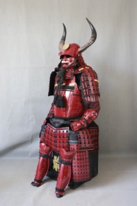 Armadura de samurái portátil, armaduras tradicionales japonesas antiguas, armadura de cosplay de samurái, armadura a escala real para reenactiones. - Product Image 5
