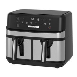 Friteuses à air intelligentes en gros, petits appareils électroménagers de cuisine, multifonctionnelles, électriques, 6l 8l, double <span class=keywords><strong>friteuse</strong></span> à air numérique sans huile - Product Image 3