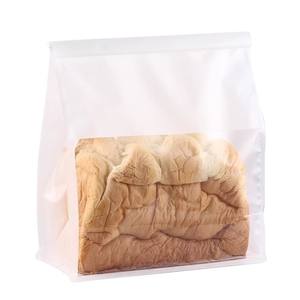 ถุงขนมปังแบบตั้งได้ ทำจากกระดาษฝ้ายพิมพ์ลายตามสั่ง พร้อมหน้าต่างใสและซีลแบบกัสเซ็ต สำหรับบรรจุภัณฑ์อาหารปิ้งย่างแบบนำกลับบ้าน - Product Image 4