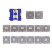Set Stencil Reballing CPU BGA Maant untuk Perbaikan Ponsel, Platform Penanaman Timah Magnetodinamik, Peralatan Perbaikan Maant