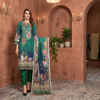 Costumes de pelouse pour femmes/robe d'été vêtements pour femmes/costumes de pelouse pakistanais 3 pièces
