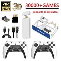 Console de jeu portable rétro 4K HD sans fil 2,4 GHz avec jeux intégrés, système Linux, double joystick, WiFi open source, OEM ODM, vente en gros