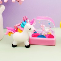 Timbres cadeaux flottants pour enfants, vente en gros, jouet mignon, sceau de vêtements pour enfants, porte-clés, style poupée