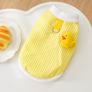 MSYO baju anjing <span class=keywords><strong>Fashion</strong></span> lucu bordir kualitas tinggi Multi warna baju hewan peliharaan musim semi musim dingin katun lembut pakaian hewan peliharaan poliester - Product Image 4