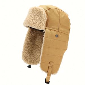 New Fleece Men Women Autumn Winter Warm Trapper <b>Hat</b> Ear protection Thickened Outdoor Cold Winter <b>Hat</b> - Product Image 2