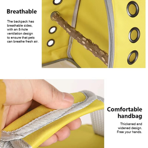Sac de <span class=keywords><strong>transport</strong></span> professionnel pour animaux, respirant et à fenêtre transparente, pour la ventilation, adapté aux perruches et calopsittes, accessoire de cage et sac de voyage pour animaux - Product Image 4