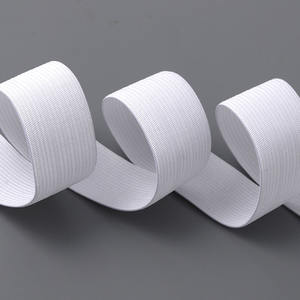 ผ้ายืดถักแบบสกินนี่6-100มม. สีดำ/ขาวแบบกำหนดเอง - Product Image 1