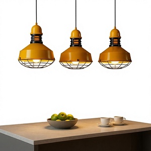 Gold Steel Adjustable Height Pendant <b>Light</b> E27 2700K Soft Warm White Incandescent Glass Drum Shade <b>Dining</b> Room Lighting - Product Image 1