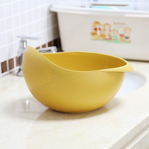 चावल वाशिंग स्ट्रॉनर फिल्टर टोकरी कोलैंडर सिव फल सब्जी कटोरे सफाई उपकरण रसोई उपकरण - Product Image 6