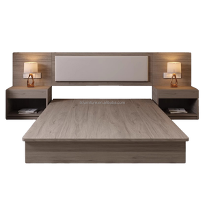 Juego de Muebles para Dormitorio de Hotel, Personalizable, Cama King/Queen, Mesa de Noche, Armario, Muebles para Habitación de Hotel, Directo de Fábrica, OEM, ODM - Product Image 1