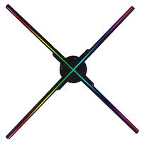Nouveau modèle d'écran holographique 3D numérique haute résolution avec ventilateur LED 3D 42cm/ 52cm/ 65cm à 4 pales