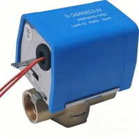 Actionneur de vanne de zone électrique 3 voies en laiton motorisé pour unité de ventilo-convecteur (FCU) CVC à rappel par ressort 220V DN15 DN20 DN25 OEM