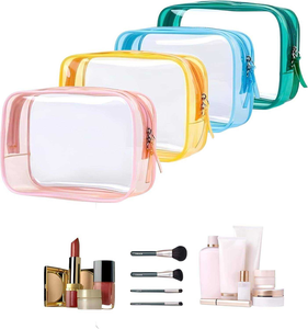 Bolsa de Aseo Transparente de PVC para Maquillaje, Neceser de Viaje, Organizador de Cosméticos, Estuche de Belleza - Product Image 5