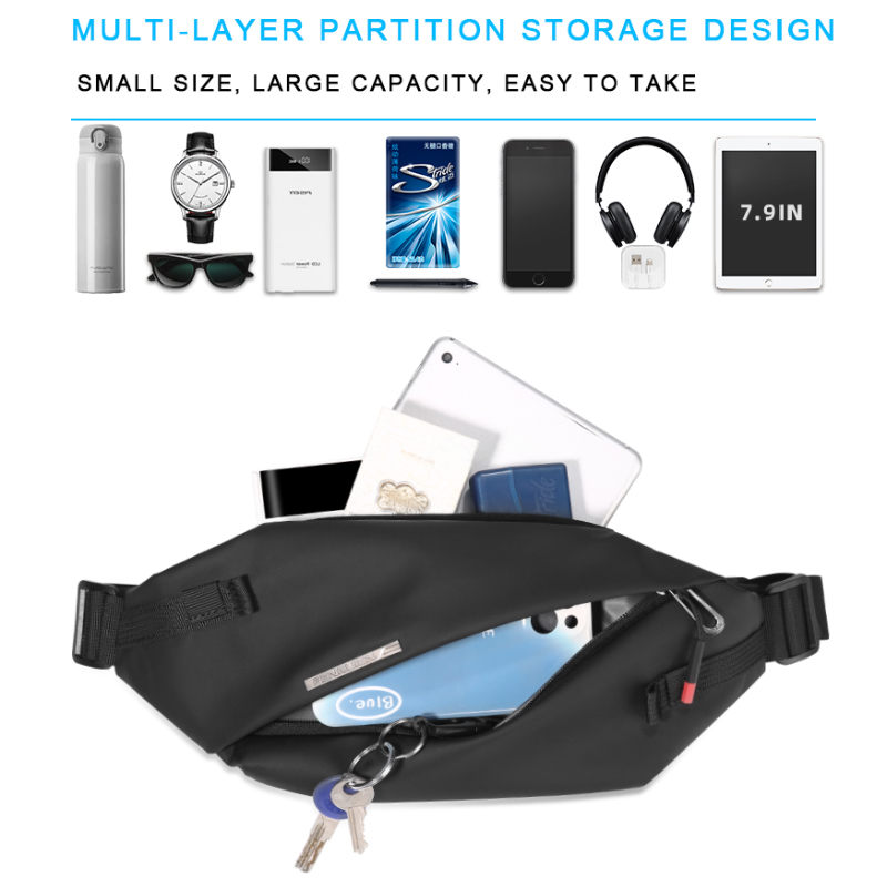 FENRUIEN Waterproof Tactical Fanny Pack – Outdoor Hiking Waist Belt Bag & Crossbody Sling - View 4