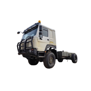 <span class=keywords><strong>รถ</strong></span>บรรทุกสินค้าขับเคลื่อนสี่ล้อ Sinotruk Howo 4X4 รุ่น HW76 แค็บ WD615.62 266 แรงม้า <span class=keywords><strong>รถ</strong></span>บรรทุกพื้นเรียบสำหรับตลาดแอฟริกาและตะวันออกกลาง - Product Image 2