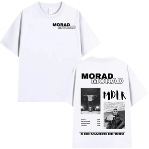 Camiseta del álbum Singer <span class=keywords><strong>Rap</strong></span> <span class=keywords><strong>Morad</strong></span> MDLR Tour para hombres y mujeres, camiseta de algodón puro transpirable de alta calidad a la moda estilo Hip Hop Street - Product Image 3