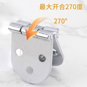 Stainless Steel Furniture Hinge 4 Hole Surface Mount Durable Modern Design - Product Image 5