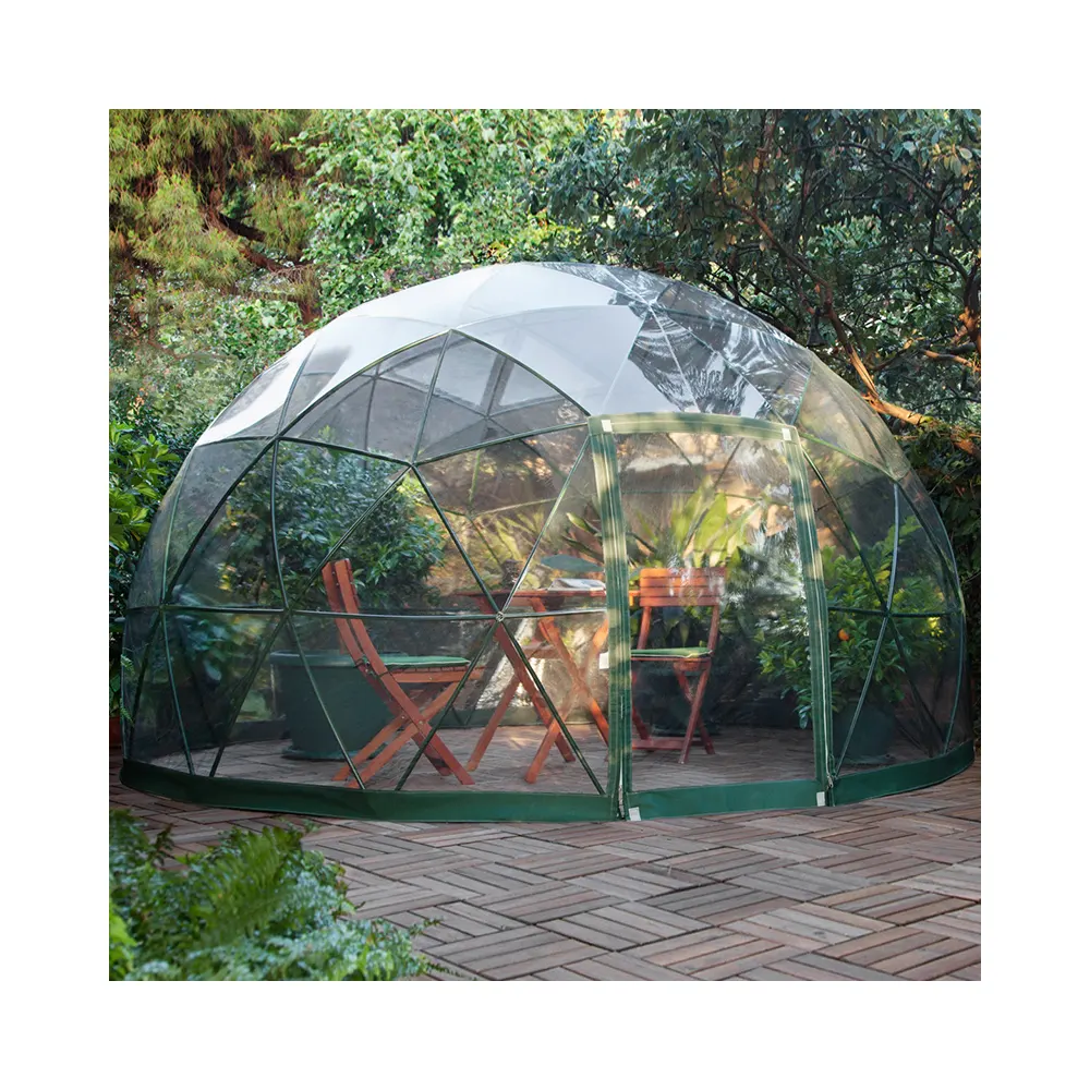 2020 Hot Selling Transparente Sommer PVC Abdeckung Kuppel Haus Zelt Gewächshaus für Außen garten