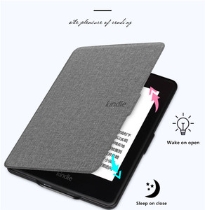 <span class=keywords><strong>Funda</strong></span> de lector de libros electrónicos de cuero PU de tela de algodón al por mayor de fábrica para 2019 <span class=keywords><strong>Kindle</strong></span> 658 10th Generation - Product Image 5