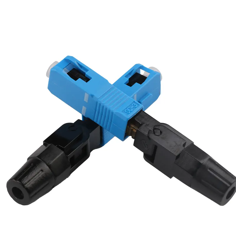 FTTH Fast Connector Adapter Feld montage anschluss Single Mode Fiber Optic SC UPC Fast Assembly Connector